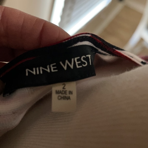 NINE WEST Women's Knee Lenght Dress Geo Design Size 2 - Picture 4 of 4